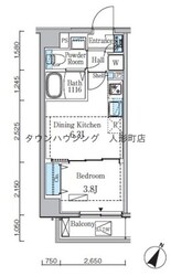 プライムブリス門前仲町の物件間取画像